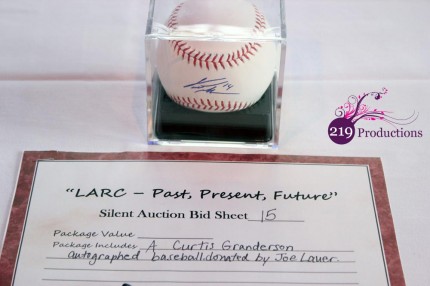 Autographed Baseball LARC