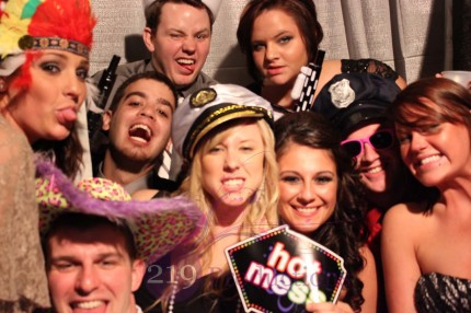 Photo Booth group picture wedding Calumet City