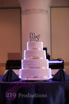 Duneland Falls Wedding Cake
