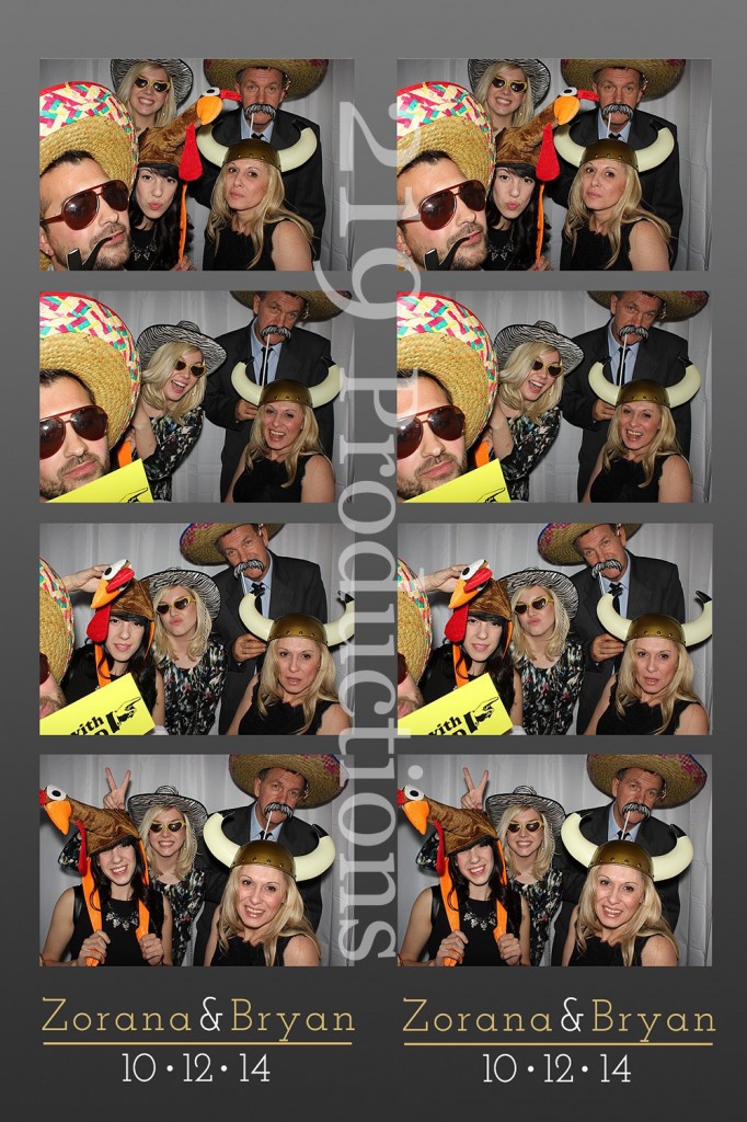 Munster Photo Booth Photo Strip Hats