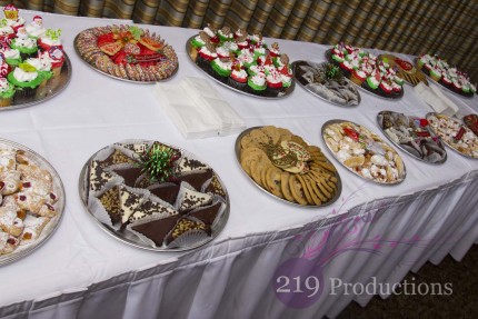 Dessert Table Teibel's Christmas Party