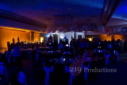 Uplighting Center for Visual and Performing Arts Bar Mitzvah