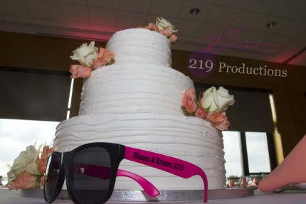 Centennial Park Wedding Cake Uplighting