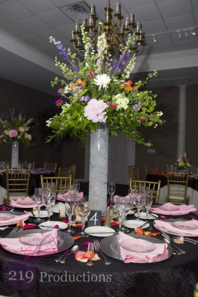 Aberdeen Manor Wedding Flower Centerpiece