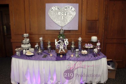 Wicker Park Wedding Candy Table