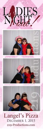 Photobooth Langel's Pizza Ladies Night Out