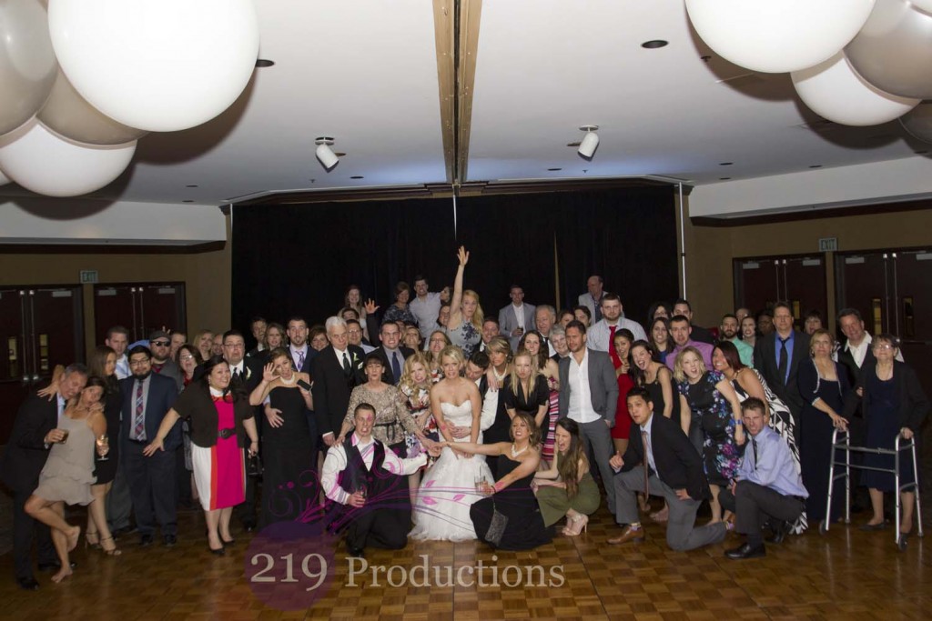 Munster Wedding DJ Group Photo Dancefloor