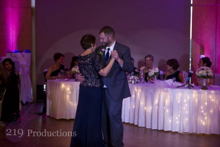 Centennial Park Wedding Mother Son Dance Uplighting
