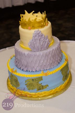St Peter and Paul Game of Thrones Wedding Cake
