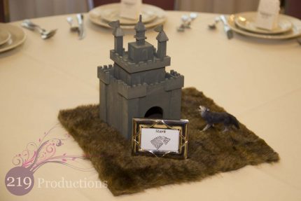 St Peter and Paul Wedding Game of Thrones Centerpiece