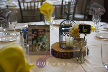 Signature Banquets Wedding Centerpiece Sunflower Bird Cage