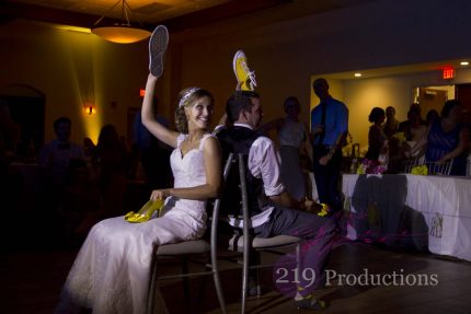 Wedding DJ Signature Banquets Shoe Game Spotlight Highlight