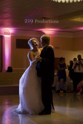 Hellenic Cultural Center Wedding Uplighting Father Daughter Dance
