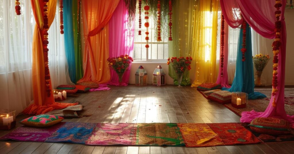 Colorful Small Window Drapery for Kids’